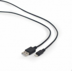 Cable USB Gembird USB-A - Lightning 2 m Czarny (CC-USB2-AMLM-2M)