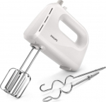 Philips Philips Daily Collection Mixer HR3705/00 300 W 5 speeds + turbo Strip beaters & dough hooks Lightweight
