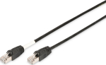 DIGITUS patch cable Cat6 S/FTP 2xRJ45 10.0m schwarz Outdoor