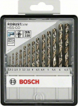 BOS Wiertło Bosch HSS walcowe 1.5 2 4.5 4 5.5 5 4.8 3 2.5 3.5 6 3.2 6.5mm zestaw (2.607.019.926)