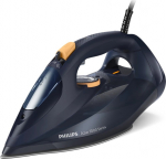 Philips 7000 series DST7060/20 navy blue - Moc [W]: 3000 | Type of foot: SteamGlide Elite | Steam production [g/min]: 55 | Hitting the steam [g/min]: 250 | Color: navy- Yellow