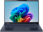 Notebook|ACER|Swift|14 AI|CPU Intel Core Ultra 7|256V|14 "|2880x1800 pixels|RAM 16 GB|DDR5-SDRAM|SSD 1000 GB|Discrete graphics Not available|On-board graphics Yes|Keyboard language English|OS installed Windows 11 Home|Colour Blue|Weight 1.26 kg|NX.J2 ...