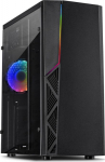 Inter-Tech gaming case B-02 120mm RGB-L&uuml;fter,LED-Streifen retail