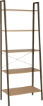 Shelf SANCIA 64x34xH164cm, oak/brown