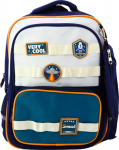 Lean Space Patches School Backpack Z Navy Blue Pencil Case 16L