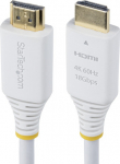 StarTech.com 3M PREMIUM HDMI CABLE WHITE, 10FT WHITE HDMI CORD/4K 60HZ/HDR