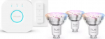 Philips Hue E WCA 345 GU10 3kit SW EU | GU10 | 4.7 W | 16 million colors, White and colored light