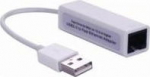 MicroConnect USB2.0 to Ethernet, White, It supports, Win 7, Vista