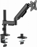 Gembird MA-DA1P-02 Adjustable desk display mounting arm, 17&rdquo;-32&rdquo;, black