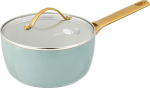 GreenPan Padova Reserve Saucepan 18cm Sky Blue