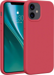 Etteri Nakładka Etteri Silicone Case do iPhone 12 / 12 Pro 6.1'' raspberry