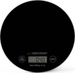 ESP Guitar Company Esperanza EKS003K kitchen scale Black Countertop Round Electronic kitchen scale