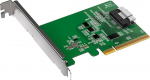 IcyDock slimSAS 8i to PCle 4.0 x8 PCIe Adapter with Receiver