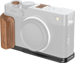 SMALLRIG 5985 L-SHAPED MOUNT PLATE WITH WOODEN HANDLE FOR FUJIFILM X-E5 (ROSEWOOD, BLACK)