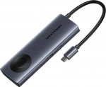 Vention USB-C 6w1 | 4K@60Hz | 100W PD | inductive charging