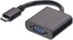 MicroConnect HDMI Mini - VGA adapter M-F, HDMI Mini type - VGA, Black