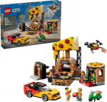 LEGO My City 60496 &ndash; Pizza restaurant and delivery vehicles