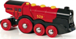 BRIO World 33592 - Powerful red battery locomotive