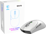 MSI Gaming Mouse | FORGE GM340 WIRELESS | Wireless | 2.4 GHz, Bluetooth, USB | White