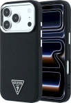 Guess Grained Triangle Logo MagSafe for iPhone 18 Pro / black