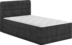 Continental bed EVENING ZONE 120x200cm, dark grey