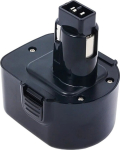 Patona Replacement battery for DeWalt DE9071 DE9072 Black & Decker W&uuml;rth 12V 3000mAh Ni-MH Black