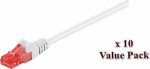 MicroConnect U/UTP CAT6 7M White 10 PACK, 1 pcs. = 10 pcs. in one bag