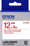 EPS Epson LK-4WRN (C53S654011) Label Cartridge Standard, Red on White 12mm (9m)
