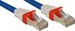 LINDY Patchkabel Cat6(A) SSTP / S/FTP PIMF blue 5.00m 10Gbit