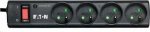 Eaton Protection Strip surge protector 4 jack 1 m czarna (PS4F)