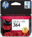 HP 364 Original Photo printer cartridge, Standard yield, Photo black, Dye-based ink, 1 St&uuml;ck(e), 130 Seiten
