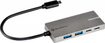 SilverStone SST-EP09C USB 3.1-C - Port - silber