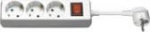 Wentronic goobay Socket 3-plug White 1.5m