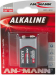 1 Ansmann Alkaline 9V block red-line