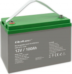 Qoltec Akumulator AGM | 12V | 100Ah | max.30A