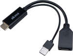 Akasa HDMI zu DisplayPort Adapter Kabel - schwarz