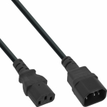 Power Cable InLine 35er Bulk Pack &reg; Extension cord for refrigeration equipment, C13 on C14, czarny, 1.8m