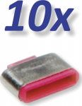 ROLINE Schloss f&uuml;r USB-C-Port - Rot (Packung