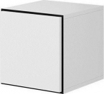 Cama MEBLE Cama full storage cabinet ROCO RO5 37/37/39 white/black/white