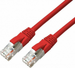 MicroConnect CAT6A UTP 0.5m Red LSZH, Undshielded Network Cable