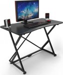 Computer desk 110x60cm gaming black carbon