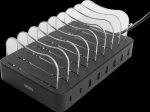 DELTACO USB-Charging 8-port fast charge max 75W Black
