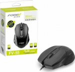 Forev FOREV mouse WIRED MOUSE BUSSINES BLACK FV-55 BLACK