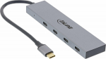 InLine USB-C-Hub, USB 3.2, 4x USB-Typ-C