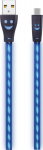 2GO USB Lade-/Datenkabel Micro-USB blue LED-Beleucht. 100cm