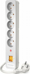 Power Strip Acar X5 Surge 5 sockets 5 m White (W0175)