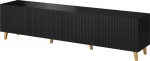 Cama MEBLE Cama RTV cabinet PAFOS 200x42x52 Black matt