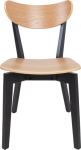 Chair ROXBY oak/black