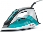 Polti Vaporella Quick & Comfort QC120, Steam iron, Stainless steel soleplate, 1.9 m, 30 g/min, Schwarz, T&uuml;rkis, Wei&szlig;, 0.3 l