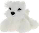 Beppe Beppe Dog mascot sitting white 13 cm